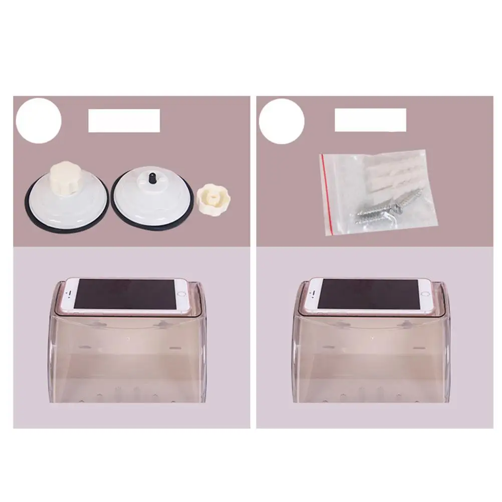 Waterproof Toilet Paper Holder Cover Wall Mounted Plastic Roll Tissue Box Suction Cup Shelf Storage Holder (Sucked Type)
Waterproof Toilet Paper Holder Cover Wall Mounted Plastic Roll Tissue Box Suction Cup Shelf Storage Holder (Sucked Type)