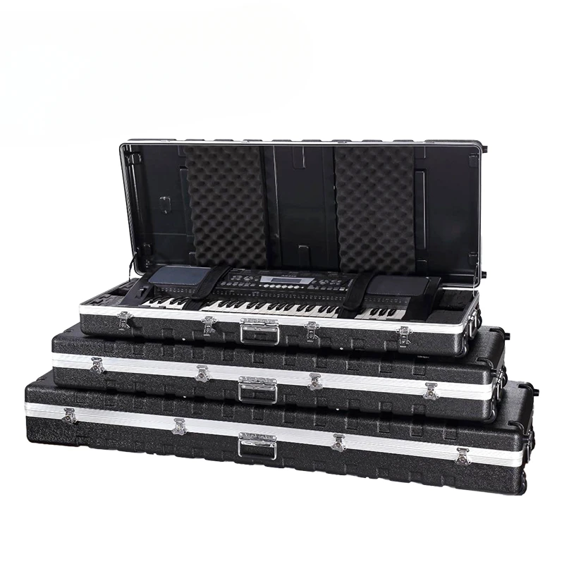 Rainbow High Quality Aluminium Flight Case Keyboard Rolling Piano Road Case musical keyboard piano case
Rainbow High Quality Aluminium Flight Case Keyboard Rolling Piano Road Case musical keyboard piano case