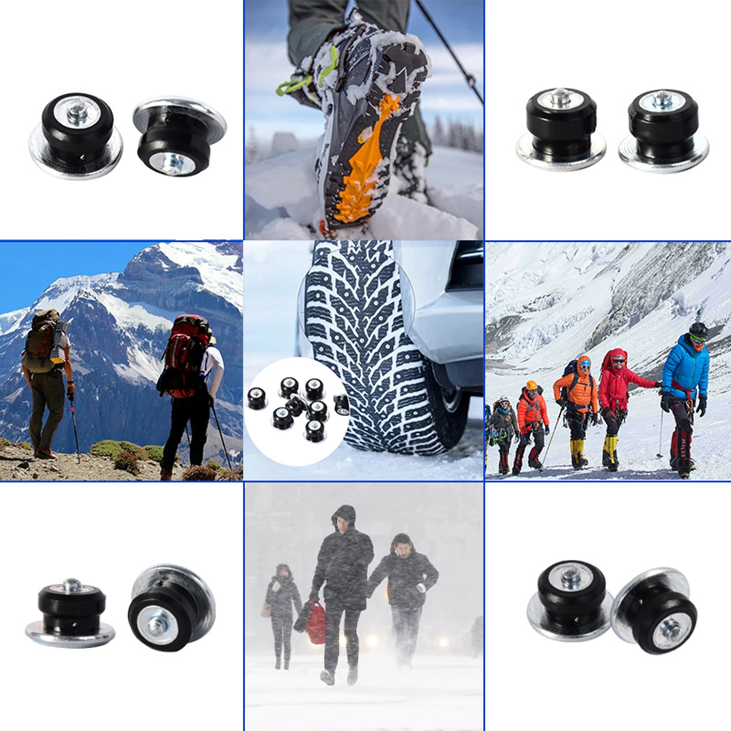 100pcs Car Tire Stud Screw Anti-slip Sleeve Winter Tire Studs Screws For Car Cleats Spikes Wheel Winter Protection
100pcs Car Tire Stud Screw Anti-slip Sleeve Winter Tire Studs Screws For Car Cleats Spikes Wheel Winter Protection