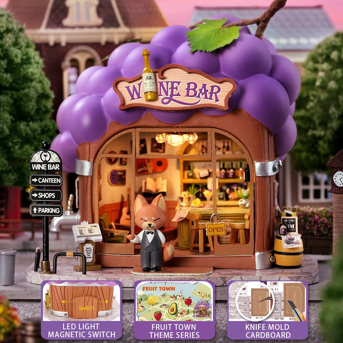 Diy Small Doll Miniature House Kit Wooden Casa Dollhouse Furniture Light Home Handmade Assembly Miniature Toys Birthday Gifts
Diy Small Doll Miniature House Kit Wooden Casa Dollhouse Furniture Light Home Handmade Assembly Miniature Toys Birthday Gifts