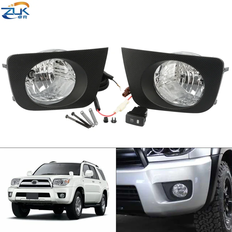 ZUK Additional Front Fog Lamp Set For Toyota 4 Runner Hilux Surf 2005-2009 Anti-Fog Reflector Light With Wires Harness Switch
ZUK Additional Front Fog Lamp Set For Toyota 4 Runner Hilux Surf 2005-2009 Anti-Fog Reflector Light With Wires Harness Switch