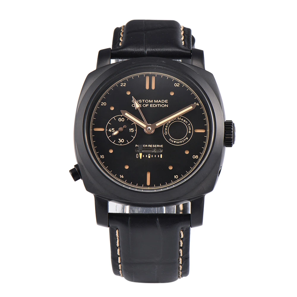 New Dwayne Campbell Watches Man ST2533 Movement Leather strap Sapphire Glass Green Luminous Mechanical Watches
New Dwayne Campbell Watches Man ST2533 Movement Leather strap Sapphire Glass Green Luminous Mechanical Watches