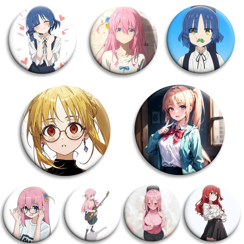 32/44/50/58mm Anime Badge Bocchi The Rock Simple Button Pin Snap Brooch Daily Fashion Decoration Birthday Anniversary Ideal Gift
32/44/50/58mm Anime Badge Bocchi The Rock Simple Button Pin Snap Brooch Daily Fashion Decoration Birthday Anniversary Ideal Gift
