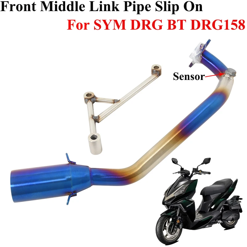 Для SYM DRG BT DRG158 DRG 158, выхлопная система мотоцикла, без шнуровки, передняя средняя звено, модифицированная труба GP из нержавеющей стали
Для SYM DRG BT DRG158 DRG 158, выхлопная система мотоцикла, без шнуровки, передняя средняя звено, модифицированная труба GP из нержавеющей стали