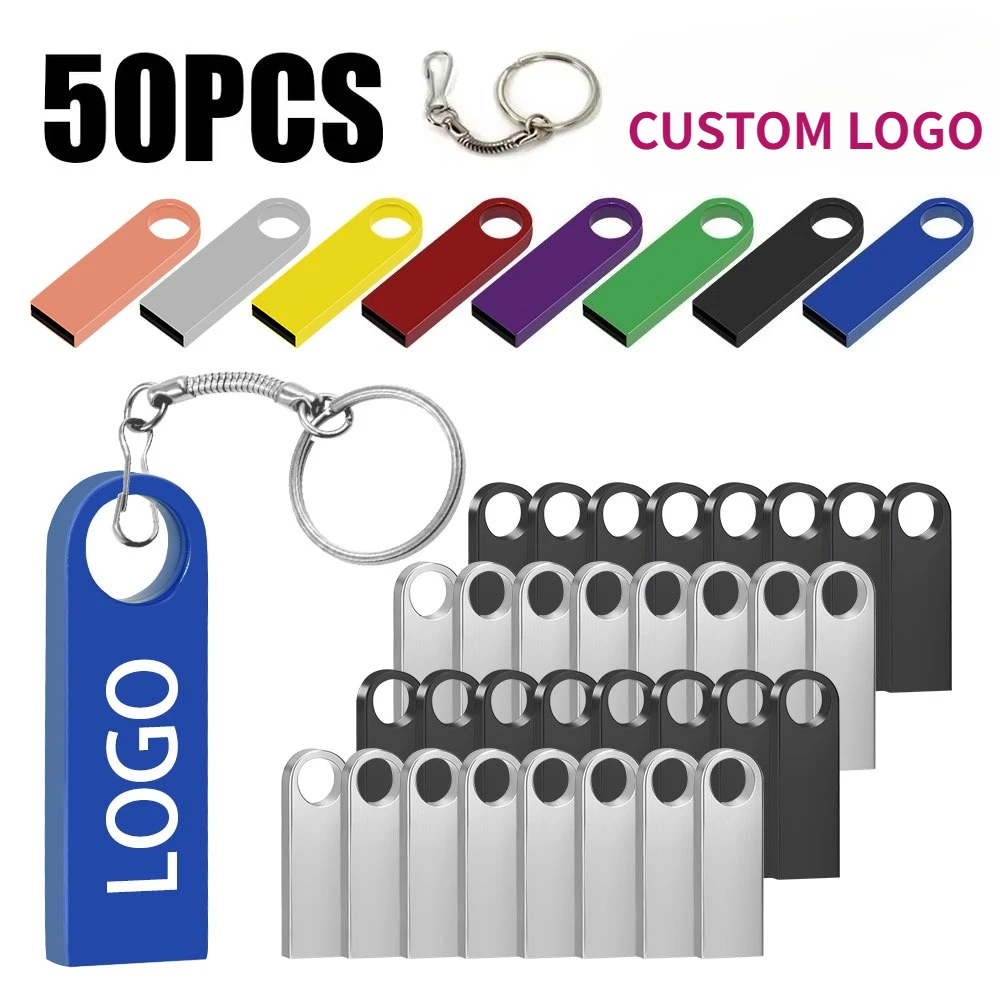 50Pcs/lot Free CUSTOM Logo metal USB 2.0 Flash Drive 64GB 32GB 8GB 4GB memory Flash USB Stick pen drive 128mb 512mb PenDrive
50Pcs/lot Free CUSTOM Logo metal USB 2.0 Flash Drive 64GB 32GB 8GB 4GB memory Flash USB Stick pen drive 128mb 512mb PenDrive
