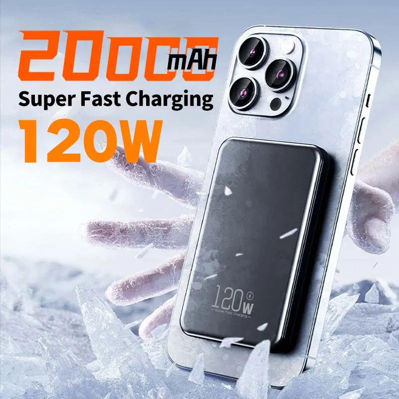 20000mAh Magnetic PowerBank Wireless PD 22.5W Fast Charger For Magsafe Portable Auxiliary Battery For Xiaomi Iphone 17 16 15 14
20000mAh Magnetic PowerBank Wireless PD 22.5W Fast Charger For Magsafe Portable Auxiliary Battery For Xiaomi Iphone 17 16 15 14