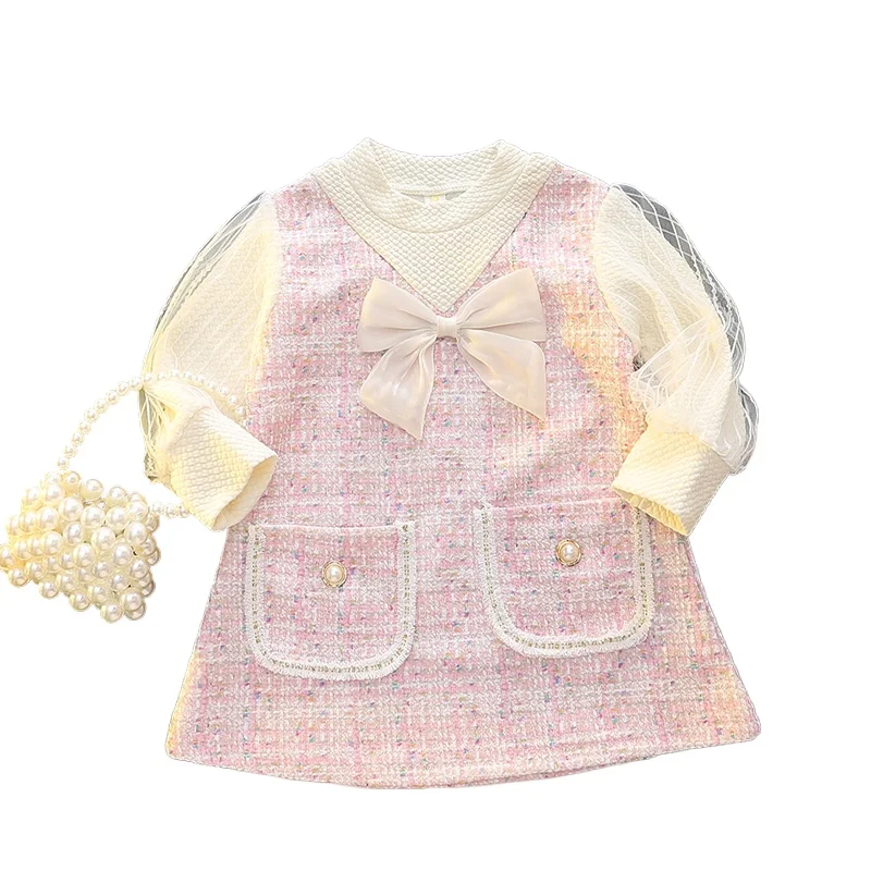 Элегантные детские платья для девочек, модное детское платье принцессы с длинными рукавами и бантом на день рождения, весенняя мягкая одежда для малышей, наряд
Элегантные детские платья для девочек, модное детское платье принцессы с длинными рукавами и бантом на день рождения, весенняя мягкая одежда для малышей, наряд