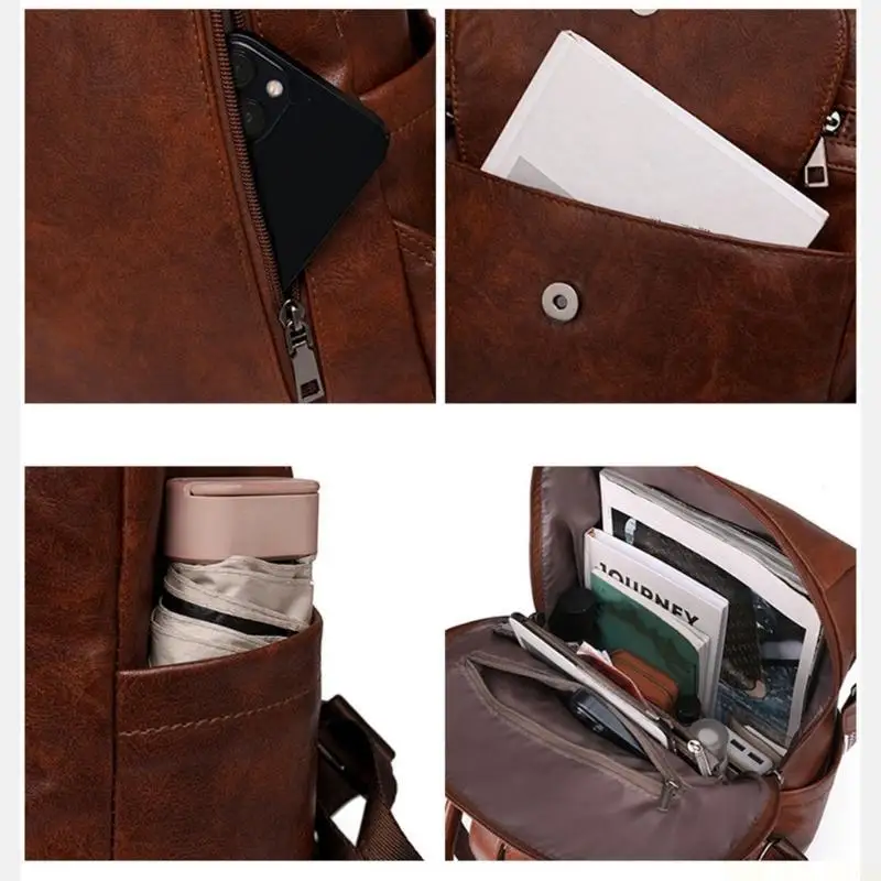 X90D Women PU Leather Shoulder Bag Vintage Handbag Suitable for Travel and Work
X90D Women PU Leather Shoulder Bag Vintage Handbag Suitable for Travel and Work