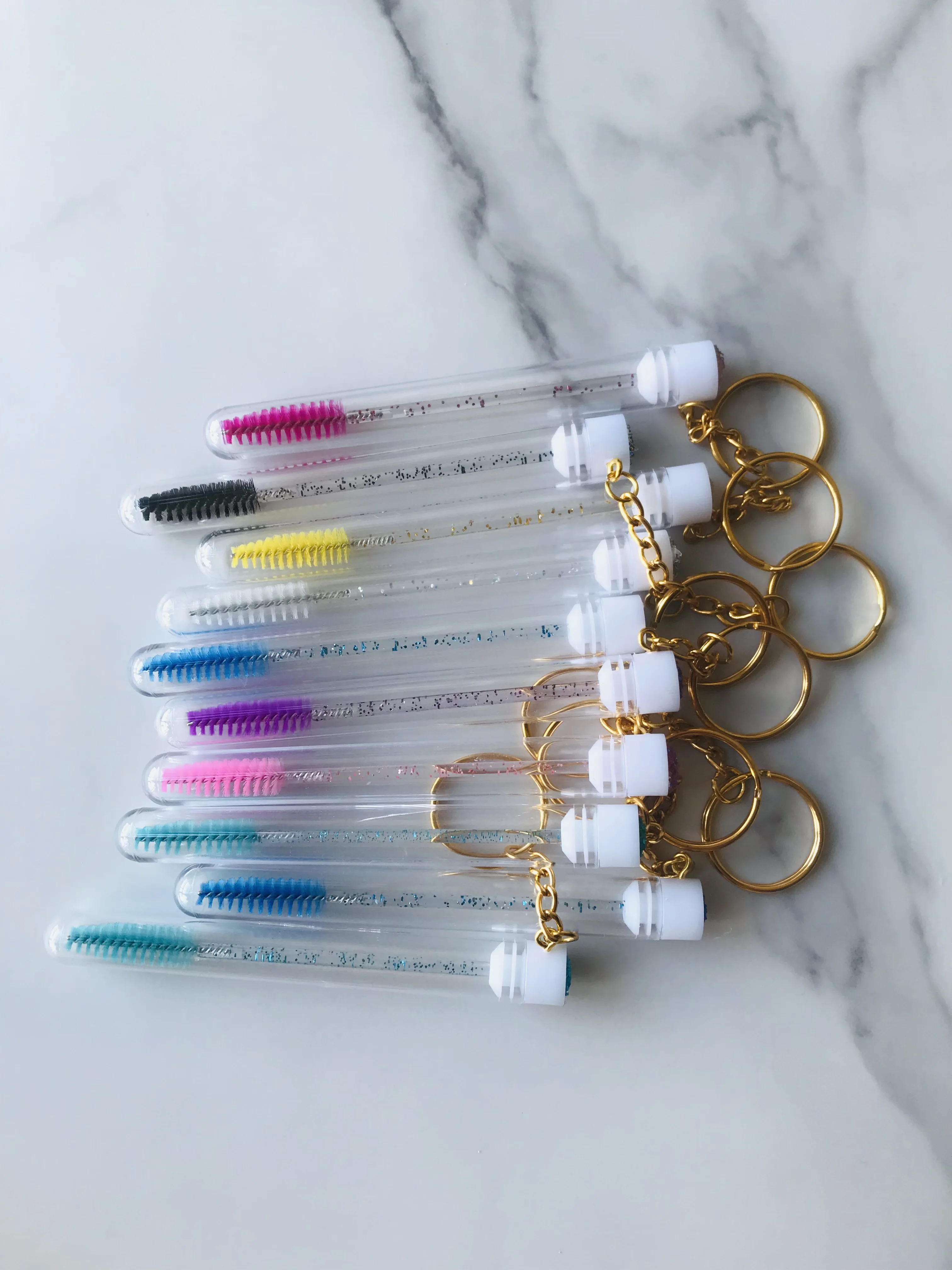 10 Pcs Keyrings Keychains Drills Tube Eyelash Brush Mascara Wands Eyebrow Brushes Makeup Brushes Tools Reusable Diamond Brushes
10 Pcs Keyrings Keychains Drills Tube Eyelash Brush Mascara Wands Eyebrow Brushes Makeup Brushes Tools Reusable Diamond Brushes