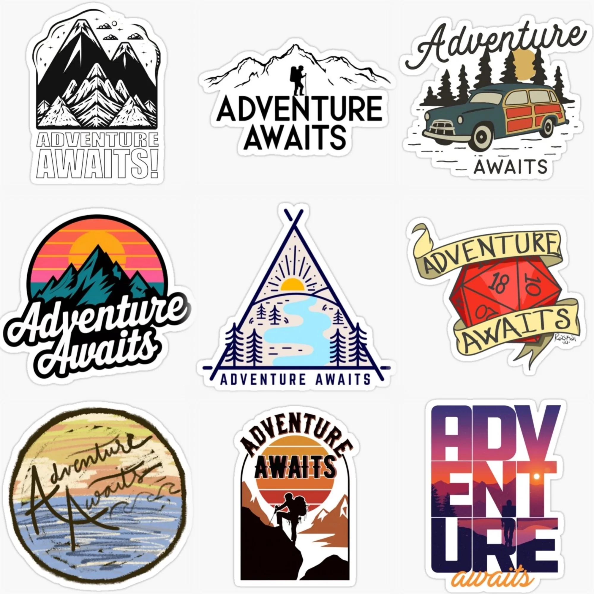 Adventure Awaits Travel Camping Creative PVC Sticker for Decorate Car Van Truck Bicycle Motorcycle Wall Helmet Decal Accessories
Adventure Awaits Travel Camping Creative PVC Sticker for Decorate Car Van Truck Bicycle Motorcycle Wall Helmet Decal Accessories