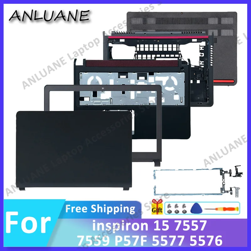 New Shells for Laptop inspiron 15-7000 5576 7559 P57F 7557 5577 Back Cover LCD Front Bezel Frame Hinges Palmrest Bottom Cases
New Shells for Laptop inspiron 15-7000 5576 7559 P57F 7557 5577 Back Cover LCD Front Bezel Frame Hinges Palmrest Bottom Cases