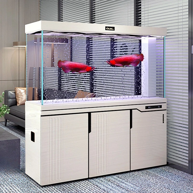 Умный самоочищающийся аквариум с нижним фильтром и ультрапрозрачным стеклом, напольный, в качестве разделителя комнаты для гостиной/офиса JT40
Умный самоочищающийся аквариум с нижним фильтром и ультрапрозрачным стеклом, напольный, в качестве разделителя комнаты для гостиной/офиса JT40