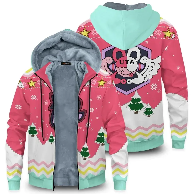Anime OP Film Red Uta Cosplay Hoodie Sweatshirt Winter Fleece Coat Anime Trafalgar Law Zip Up Jacket Clothing Plus Size Dropship
Anime OP Film Red Uta Cosplay Hoodie Sweatshirt Winter Fleece Coat Anime Trafalgar Law Zip Up Jacket Clothing Plus Size Dropship
