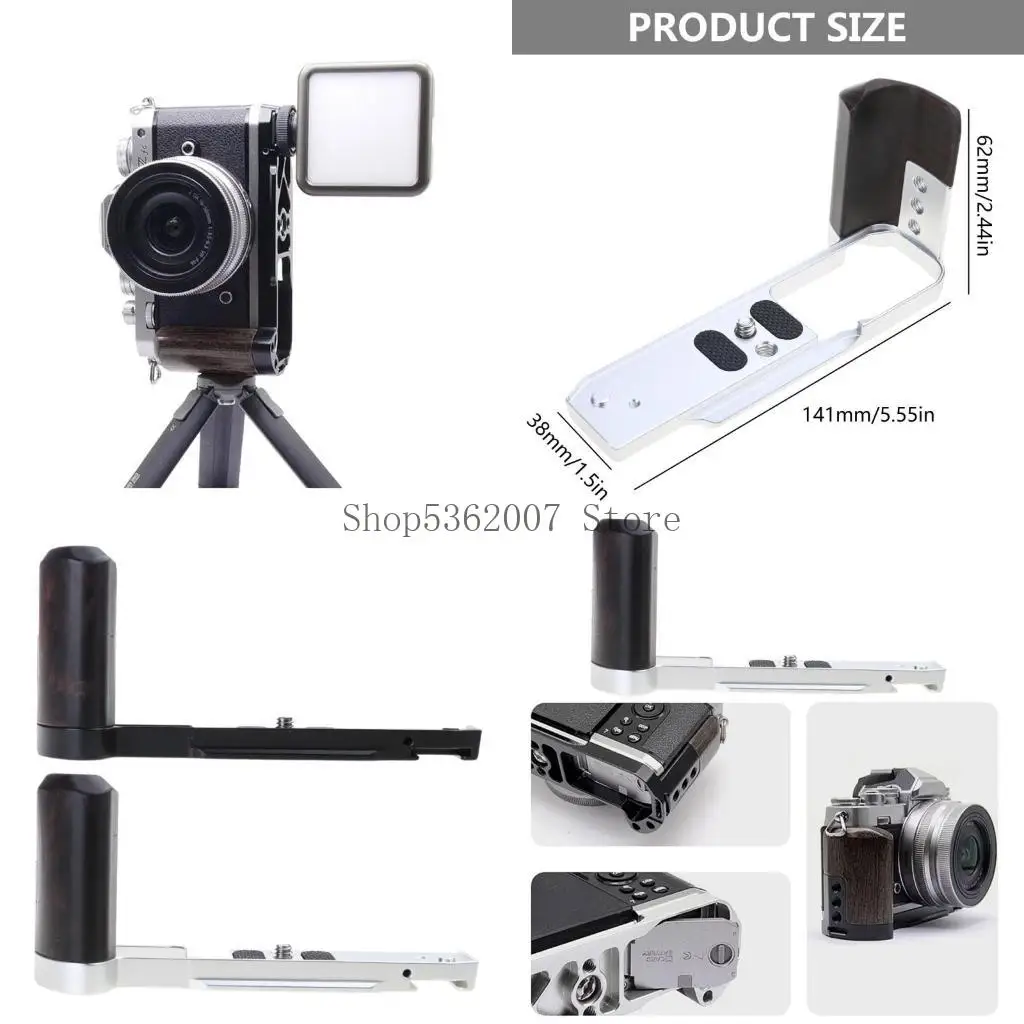 Быстрое выпуск L Plate L-образный держатель кронштейна деревянная ручная ручка для ручной рукоятки для ZFC Mount Arca-Swiss 40JB
Быстрое выпуск L Plate L-образный держатель кронштейна деревянная ручная ручка для ручной рукоятки для ZFC Mount Arca-Swiss 40JB