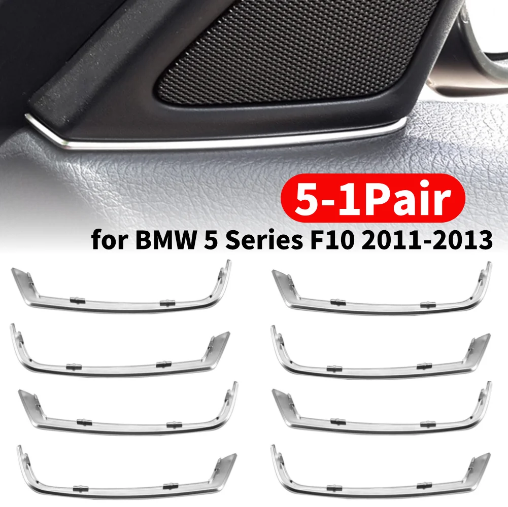 5-1Pair Front Door Speaker Cover Decor Trim for BMW 5 Series F10 2011-2013 Silver Front Door Speaker Covers Car Accessories
5-1Pair Front Door Speaker Cover Decor Trim for BMW 5 Series F10 2011-2013 Silver Front Door Speaker Covers Car Accessories