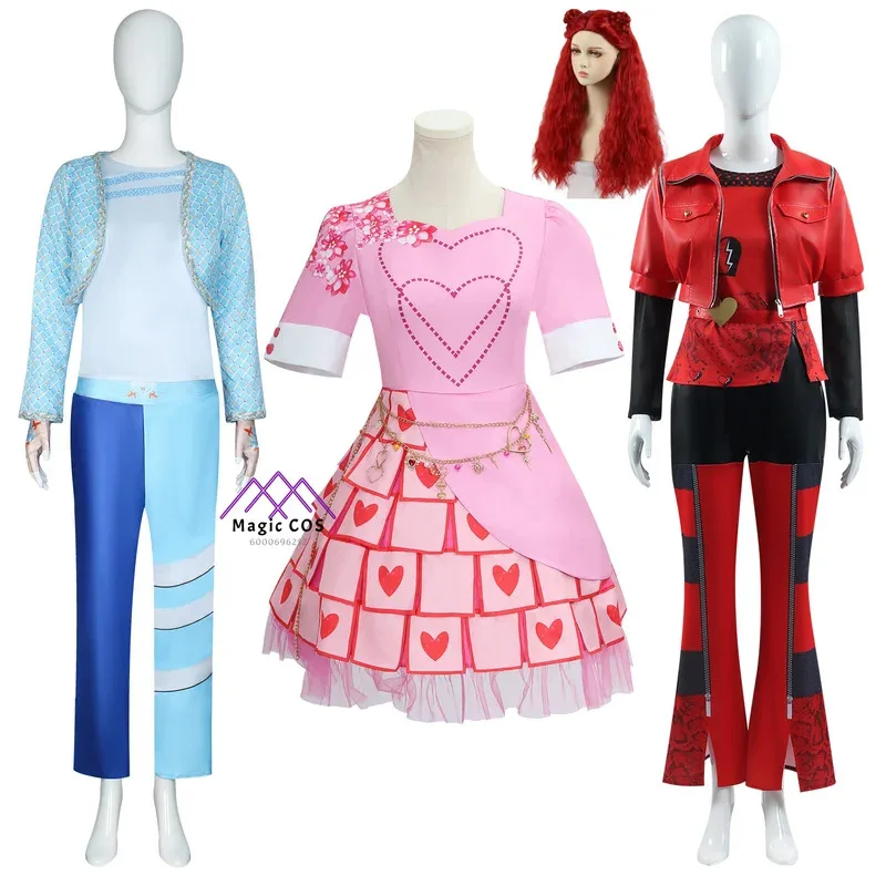 Movie Descendants Costume The Rise Of Red Cosplay Clothing Anime Red Uliana clothes Halloween Christmas Party Queen Dress Suits
Movie Descendants Costume The Rise Of Red Cosplay Clothing Anime Red Uliana clothes Halloween Christmas Party Queen Dress Suits