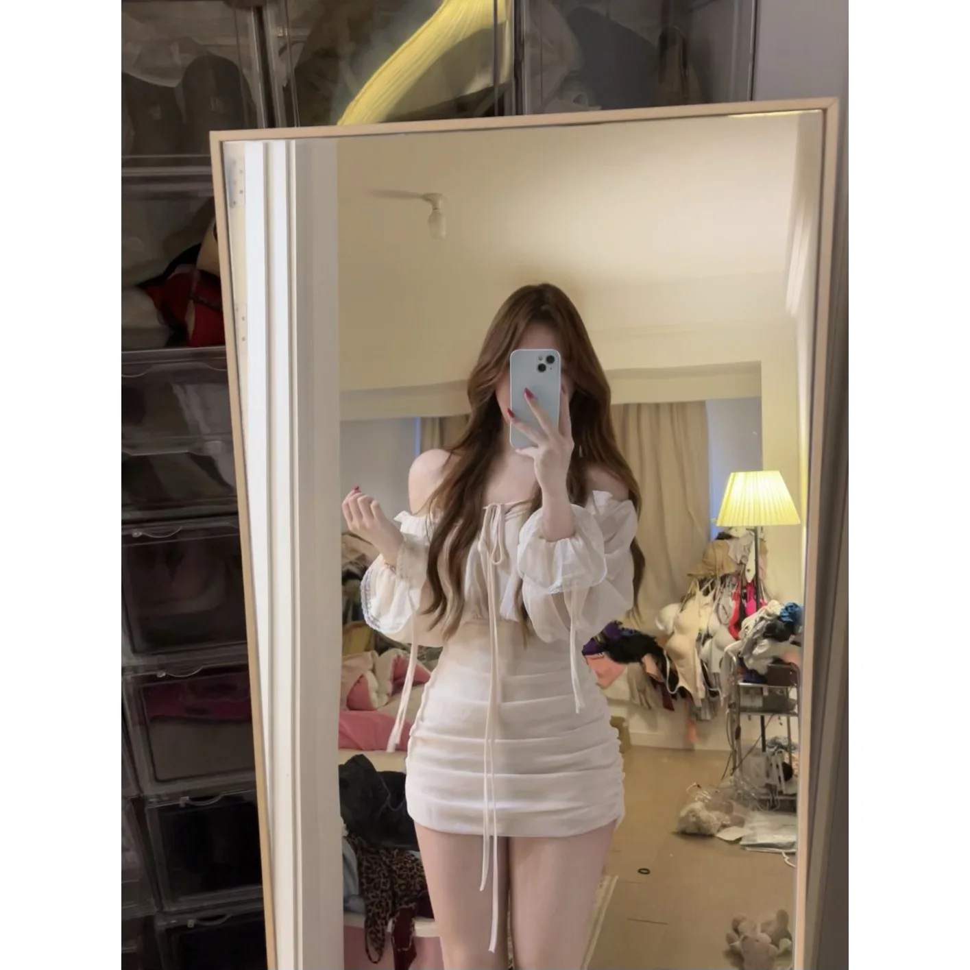2026 New Summer Women's Pure Desire Style Shoulder Chiffon Dress High Waist Slim Mini Skirt Bodycon Hip Wrapped Elegant Dresses
2026 New Summer Women's Pure Desire Style Shoulder Chiffon Dress High Waist Slim Mini Skirt Bodycon Hip Wrapped Elegant Dresses