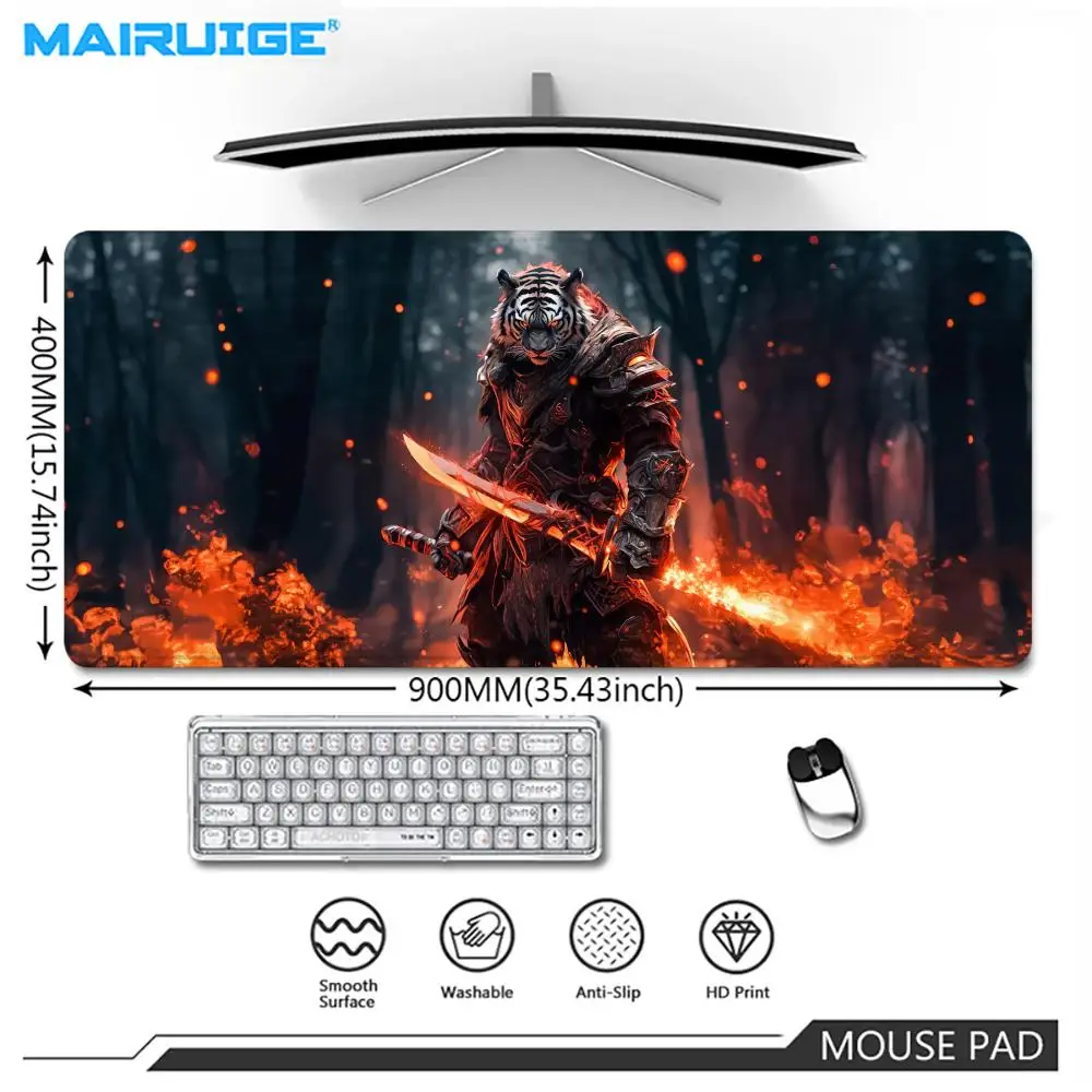 Новейший коврик для мыши Tiger Design XXL 90X40 см, компьютерная клавиатура, игровые коврики, настольный коврик, большой коврик для мыши 40X45, настольные коврики для геймера
Новейший коврик для мыши Tiger Design XXL 90X40 см, компьютерная клавиатура, игровые коврики, настольный коврик, большой коврик для мыши 40X45, настольные коврики для геймера