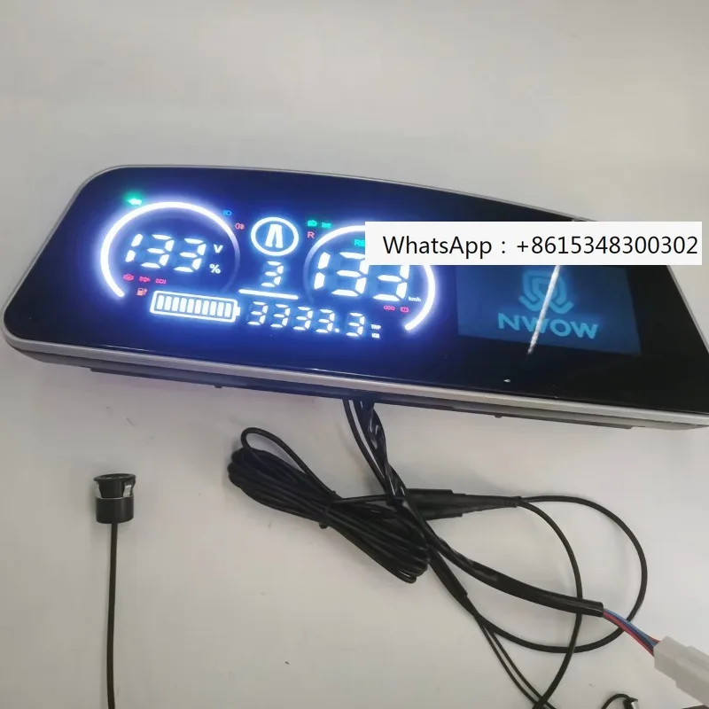 Instrument display+single line speed signal display voltage speed battery horizontal turn signal
Instrument display+single line speed signal display voltage speed battery horizontal turn signal
