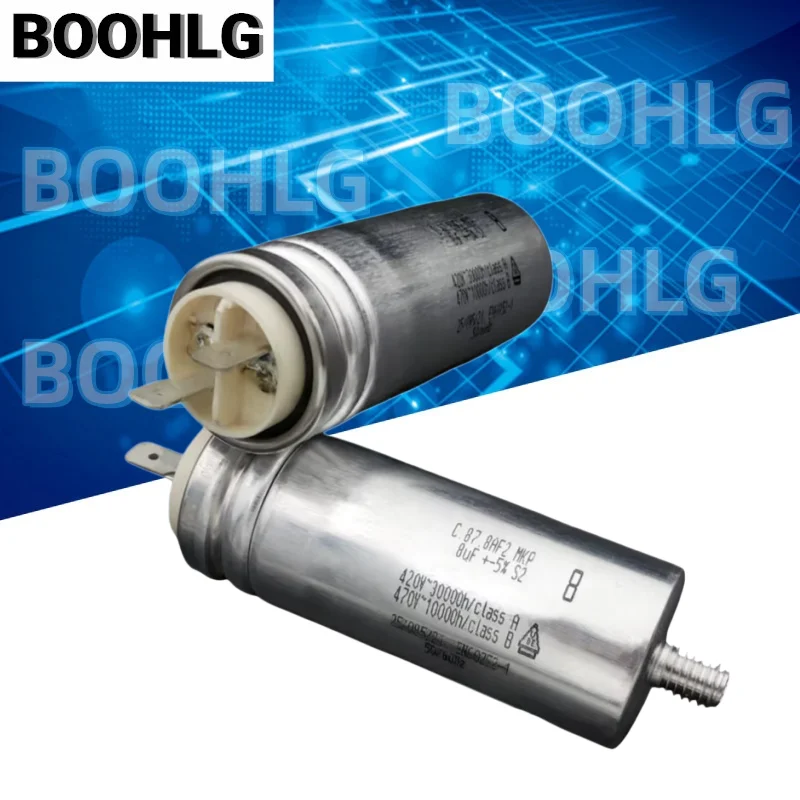 1PCS C.87.8AF2 MKP 420V 8uF Fan motor start-up and running capacitor
1PCS C.87.8AF2 MKP 420V 8uF Fan motor start-up and running capacitor