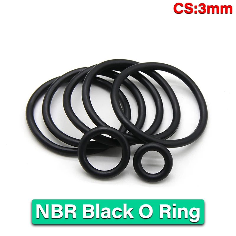 10/50Pcs NBR O Ring Nitrile Rubber Gasket Thickness CS 3mm OD 9~150mm Black Round O Type Corrosion Oil Resist Sealing Washer
10/50Pcs NBR O Ring Nitrile Rubber Gasket Thickness CS 3mm OD 9~150mm Black Round O Type Corrosion Oil Resist Sealing Washer