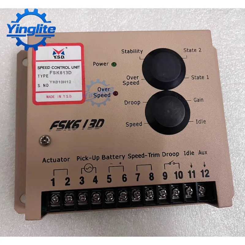 FSK613D Cloud Sida Diesel Generator Electronic Governor Speed Controller Speed Control Board
FSK613D Cloud Sida Diesel Generator Electronic Governor Speed Controller Speed Control Board