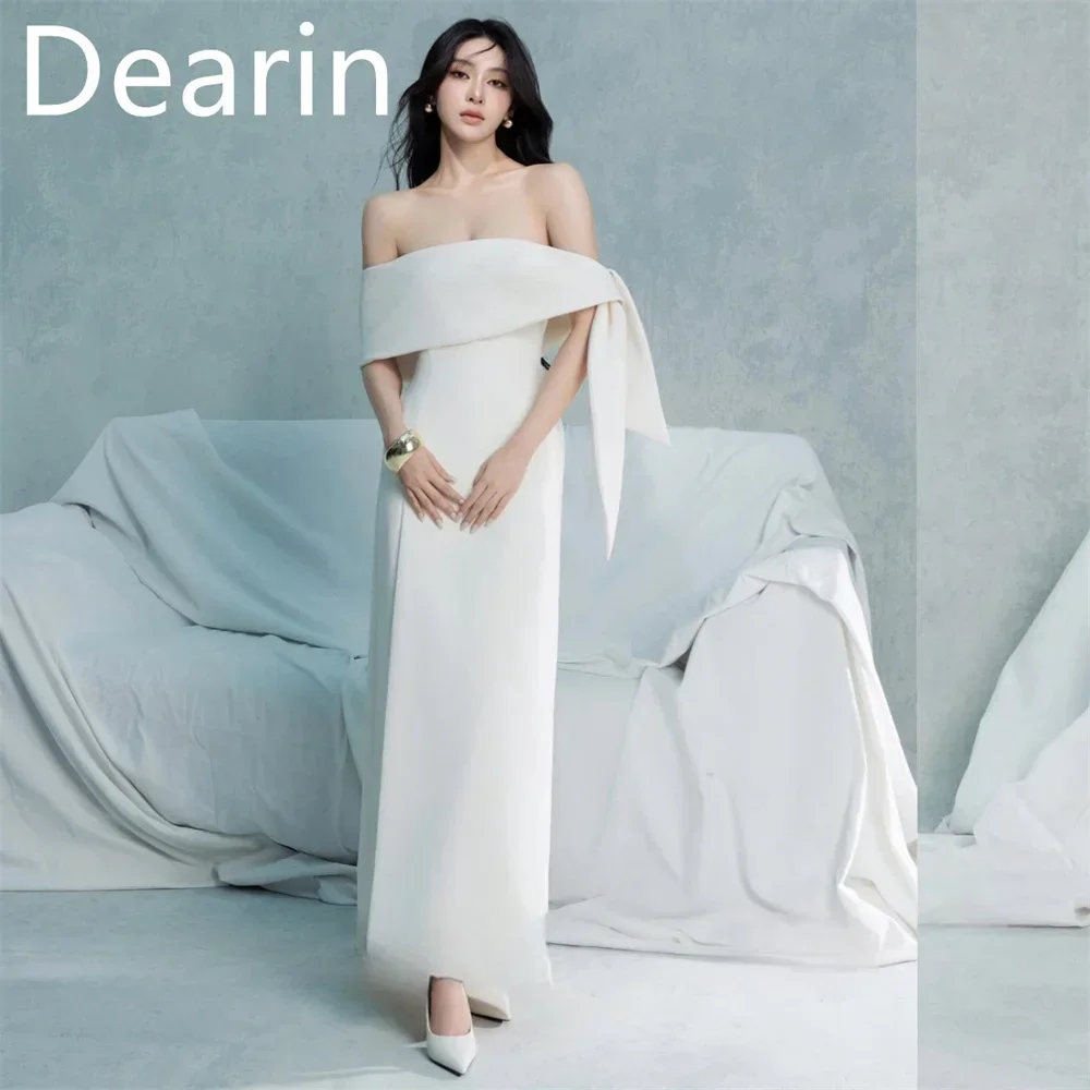 Customized Women Evening Gown Formal Dearin Off-the-shoulder Column Ankle Length Skirts Vertically Bespoke Occasion Dresses Prom
Customized Women Evening Gown Formal Dearin Off-the-shoulder Column Ankle Length Skirts Vertically Bespoke Occasion Dresses Prom