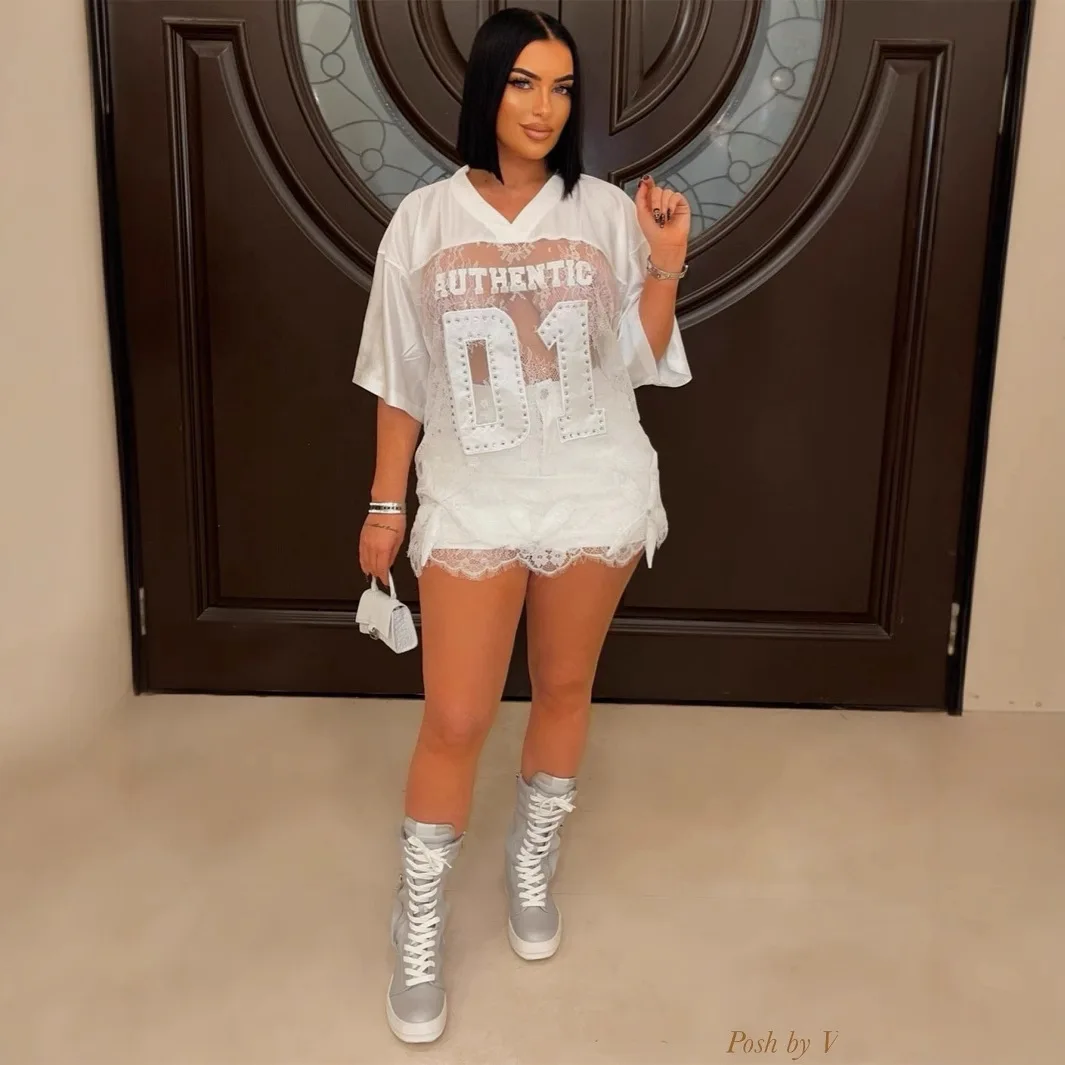 2025 Spring Summer V-Neck See Through Backless Loose Short Sleeve Y2K Sexy Trend Streetwear Tops Letter Print T-Shirts Top Women
2025 Spring Summer V-Neck See Through Backless Loose Short Sleeve Y2K Sexy Trend Streetwear Tops Letter Print T-Shirts Top Women