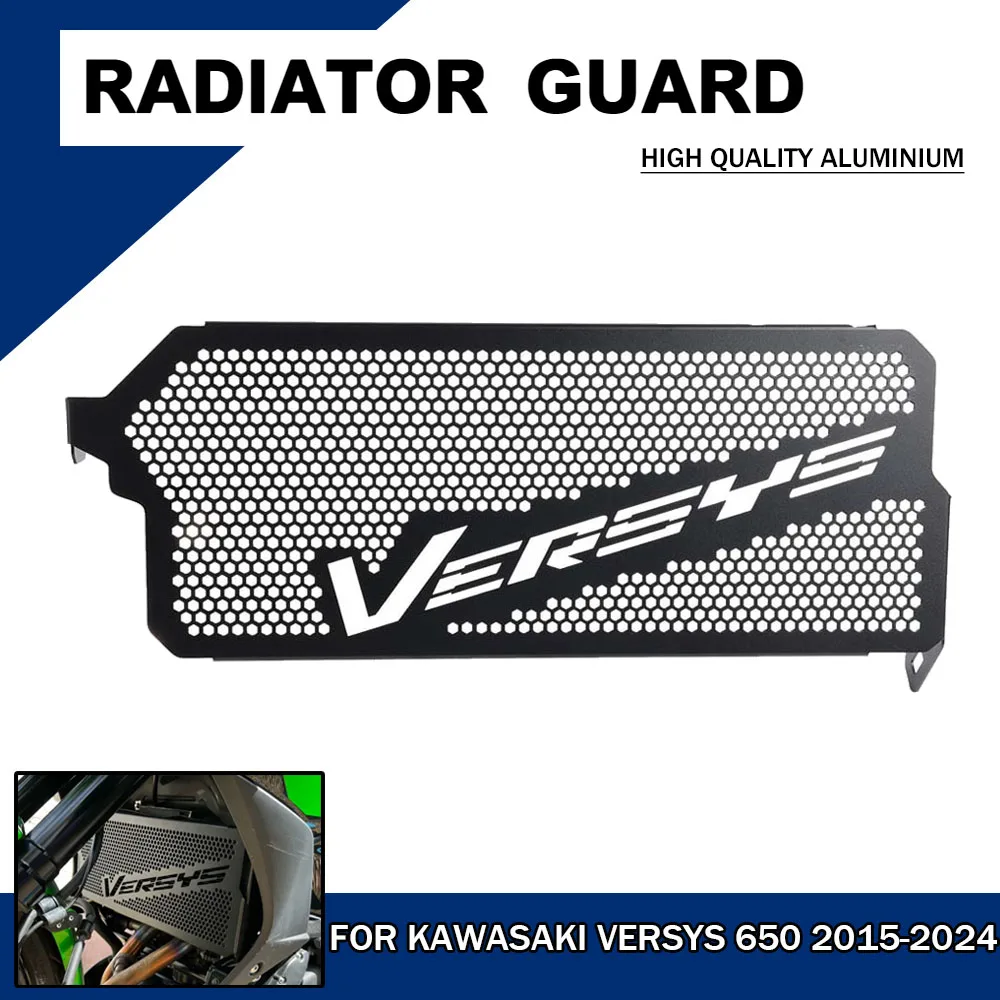 For Kawasaki Versys 650 2015-2023 2024 Versys650 Motorcycle Radiator Grill Guard Protector Engine Cooler Protection Grille Cover
For Kawasaki Versys 650 2015-2023 2024 Versys650 Motorcycle Radiator Grill Guard Protector Engine Cooler Protection Grille Cover