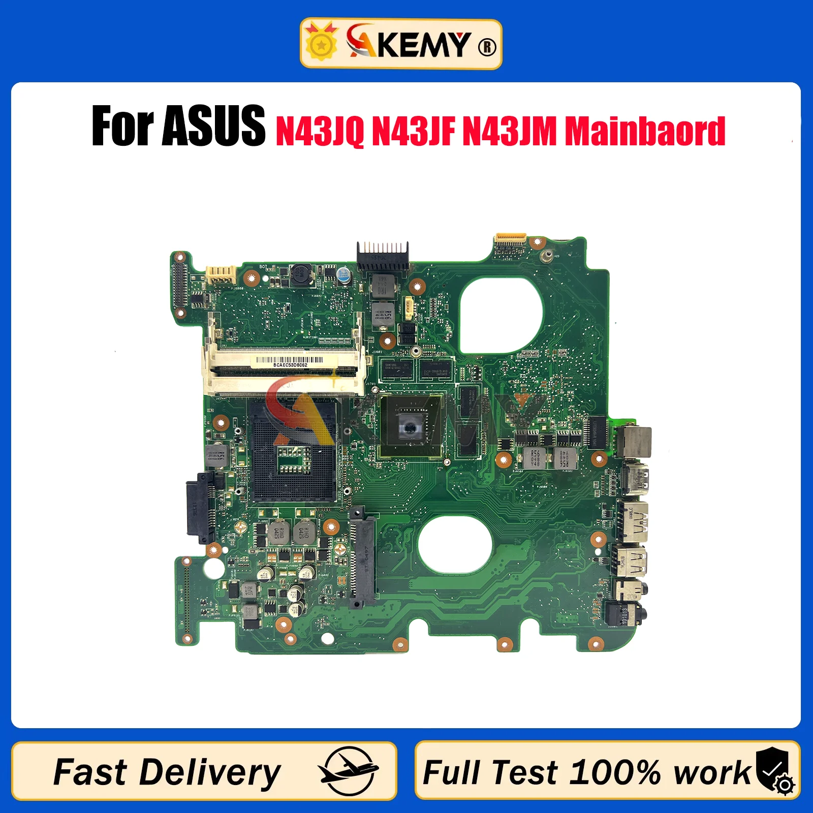 N43JQ Laptop Motherboard For ASUS N43J N43JQ N43JF N43JM Notebook Mainboard This item is in stock 100% tests OK fast shipping
N43JQ Laptop Motherboard For ASUS N43J N43JQ N43JF N43JM Notebook Mainboard This item is in stock 100% tests OK fast shipping