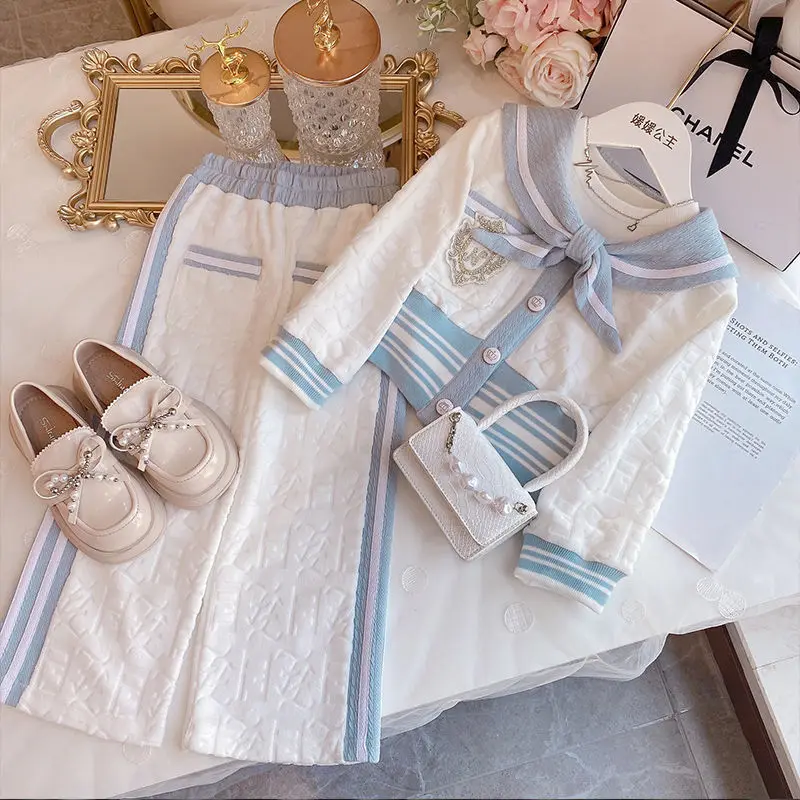 Girls Suits Spring Autumn New College Style Girl Style Suit Fashionable Casual Korean Long-sleeved Fashion Autumn Two-piece Set
Girls Suits Spring Autumn New College Style Girl Style Suit Fashionable Casual Korean Long-sleeved Fashion Autumn Two-piece Set