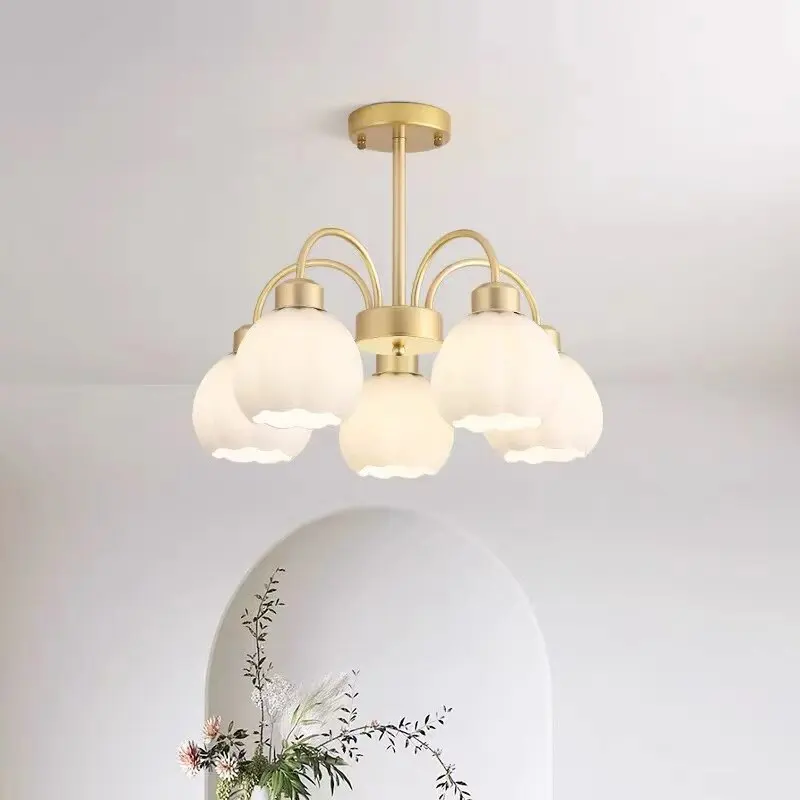 Nordic Gold Ceiling Lamp Frosted Glass Globes Semi Flush Mount Light Bedroom Living Room Hotel Minimalist White Color Chandelier
Nordic Gold Ceiling Lamp Frosted Glass Globes Semi Flush Mount Light Bedroom Living Room Hotel Minimalist White Color Chandelier