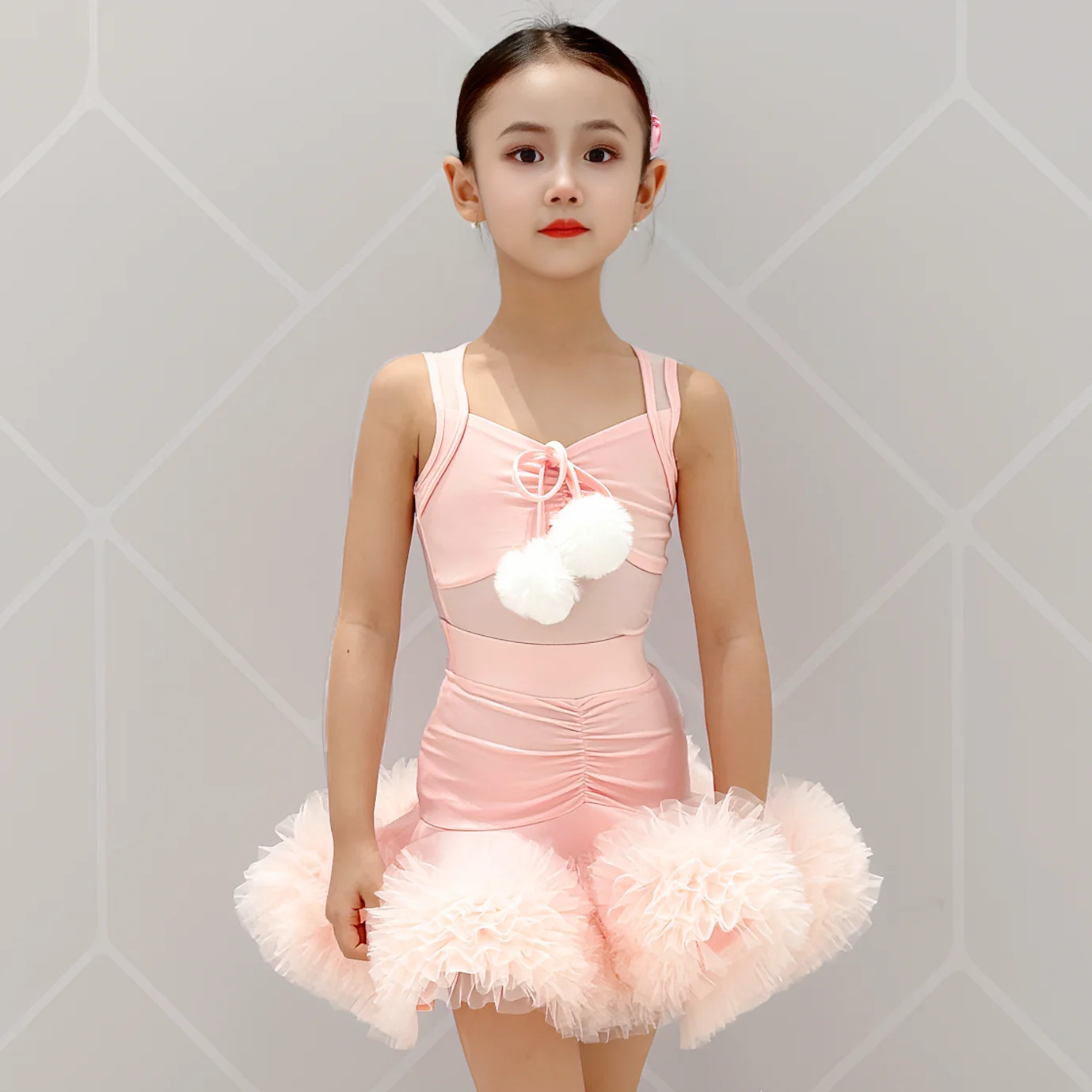 Pink Latin Dance Clothes Girls Tutu Skirt Summer Cha Cha RUmba Samba Dance Performance Costume Kid Practice Dance Dress DNV23644
Pink Latin Dance Clothes Girls Tutu Skirt Summer Cha Cha RUmba Samba Dance Performance Costume Kid Practice Dance Dress DNV23644