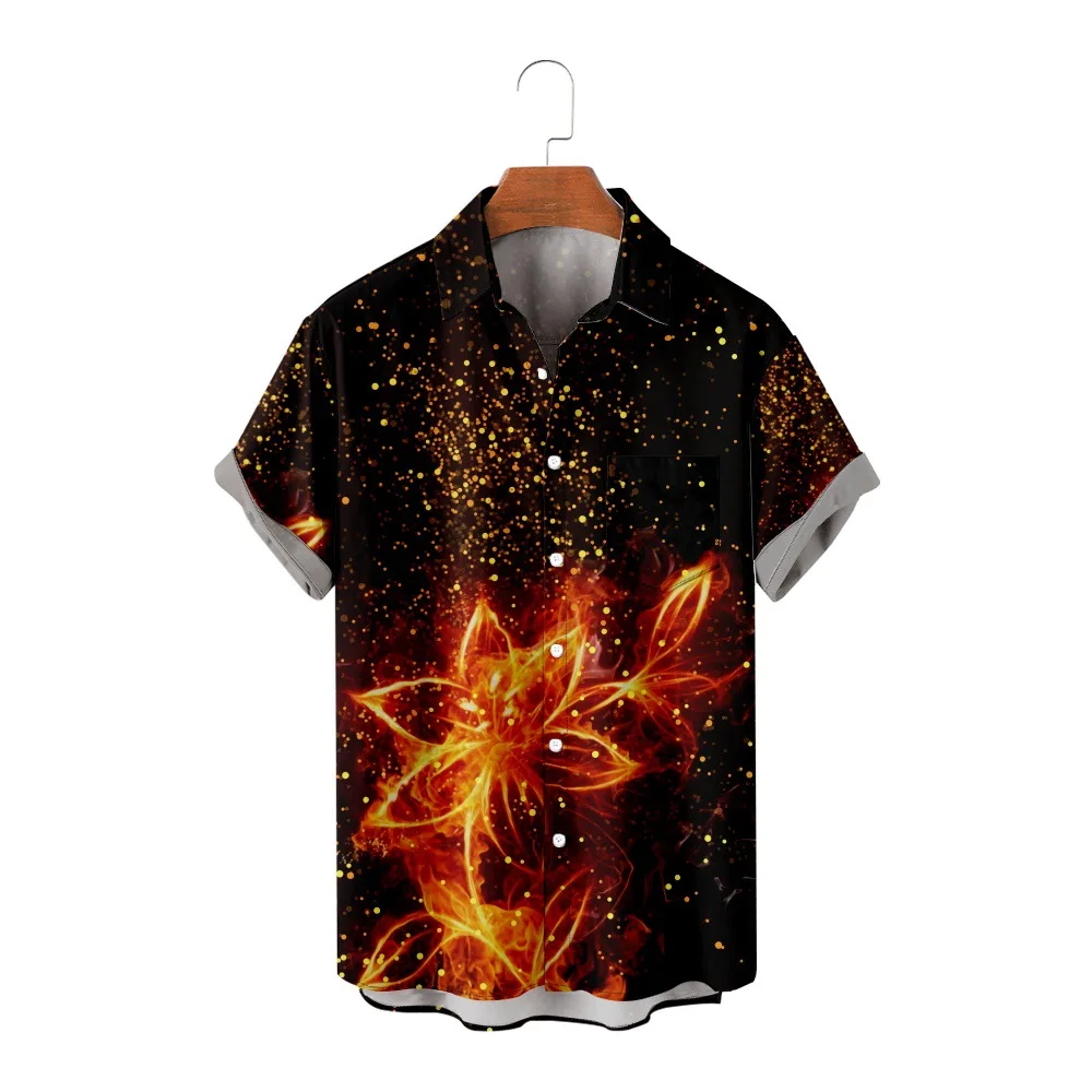 Harajuku Flame Flower Elements 3D Print Men Single Breasted shirt Casual Women Blouse Short Sleeve Summer Flip collar shirts
Harajuku Flame Flower Elements 3D Print Men Single Breasted shirt Casual Women Blouse Short Sleeve Summer Flip collar shirts