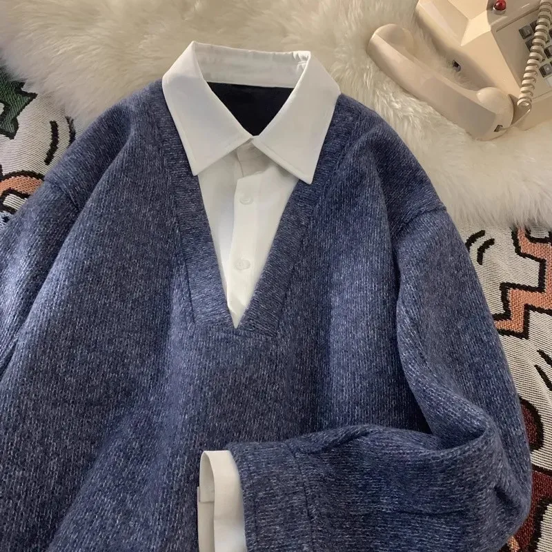 Large Size 300 Pou American Lazy Sle irt And Sweater Couple Knitted Clothes Men Women Casual Loose Fit Long Sve
Large Size 300 Pou American Lazy Sle irt And Sweater Couple Knitted Clothes Men Women Casual Loose Fit Long Sve