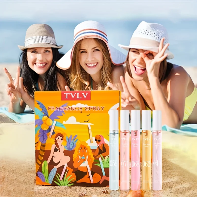 Alcohol-Free Fragrance Spray, Cinnamon, Sea Salt, Blood Orange, Rose, Jasmine Scent, Long-Lasting Fragrance Fresh Perfume Spray (10ml X 5Pcs)/Set - 1 Set
Alcohol-Free Fragrance Spray, Cinnamon, Sea Salt, Blood Orange, Rose, Jasmine Scent, Long-Lasting Fragrance Fresh Perfume Spray (10ml X 5Pcs)/Set - 1 Set