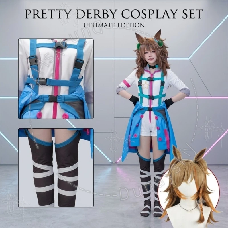Pretty Derby Blast Onepiece Decision Battle Outfit Cosplay Costume Full Set For Women Headwear Wig Adult Woman Sexy Carnival Cos
Pretty Derby Blast Onepiece Decision Battle Outfit Cosplay Costume Full Set For Women Headwear Wig Adult Woman Sexy Carnival Cos