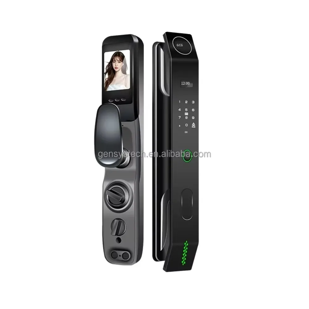 Gensys Smart Fingerprint Lock Tuya App Keyless Wifi Face Recognition Smart Door Locks with Camera
Gensys Smart Fingerprint Lock Tuya App Keyless Wifi Face Recognition Smart Door Locks with Camera