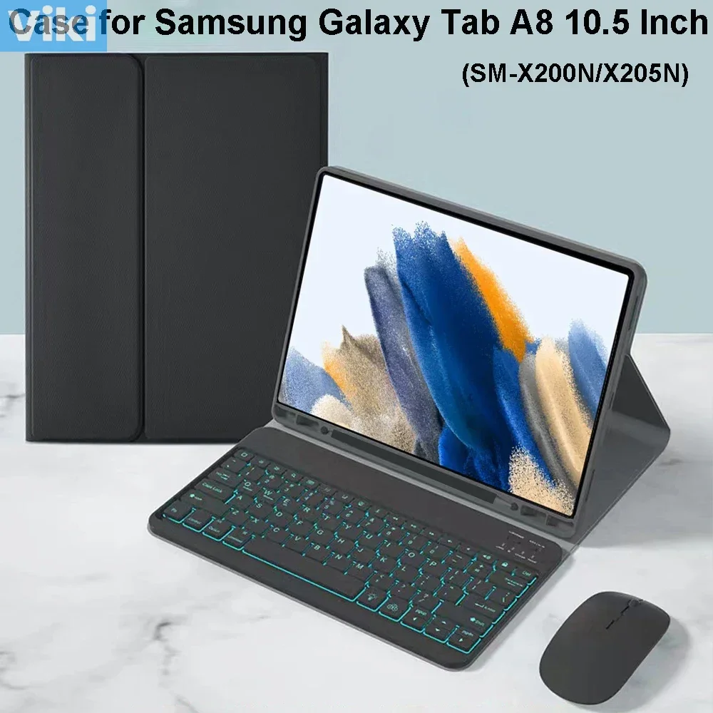 Чехлы для Samsung Galaxy Tab A8 10,5 дюймов, чехол с Bluetooth-клавиатурой для Samsung Tab A8 SM-X205N X200N
Чехлы для Samsung Galaxy Tab A8 10,5 дюймов, чехол с Bluetooth-клавиатурой для Samsung Tab A8 SM-X205N X200N