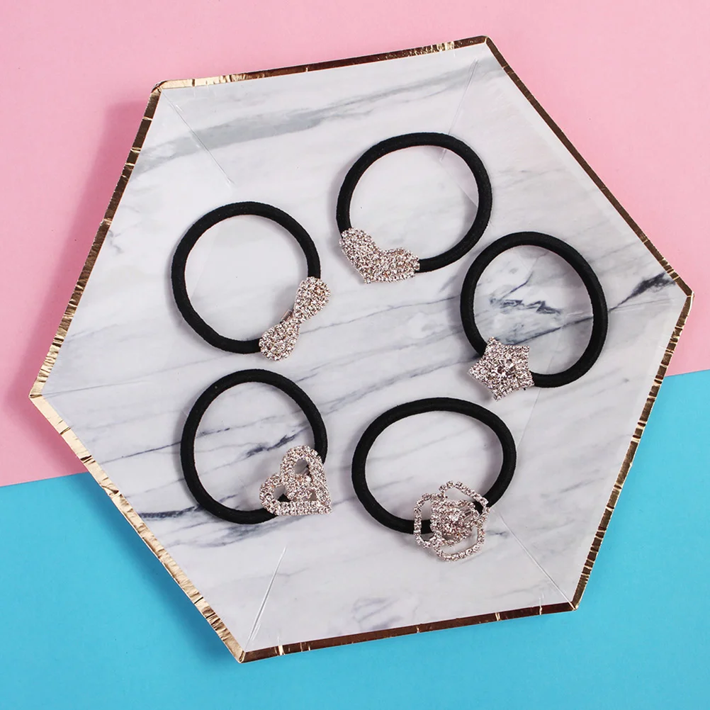 6pcs Rhinestone Hair Ties Elastic Crystal Hair Rope Ponytail Holder Hair Ties Accessories (Random Pattern)
6pcs Rhinestone Hair Ties Elastic Crystal Hair Rope Ponytail Holder Hair Ties Accessories (Random Pattern)