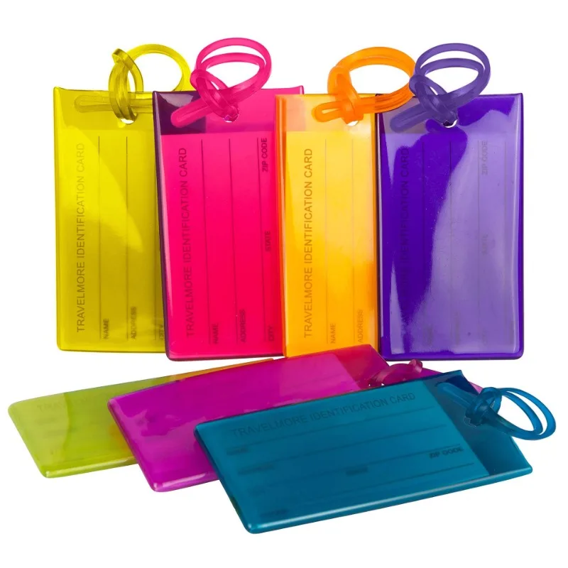 Soft PVC Transparent Cute Luggage Tag Suitcase Luggage Label Card Travel Luggage Tag Bag Tags Id Card Holder Travel Accessories
Soft PVC Transparent Cute Luggage Tag Suitcase Luggage Label Card Travel Luggage Tag Bag Tags Id Card Holder Travel Accessories