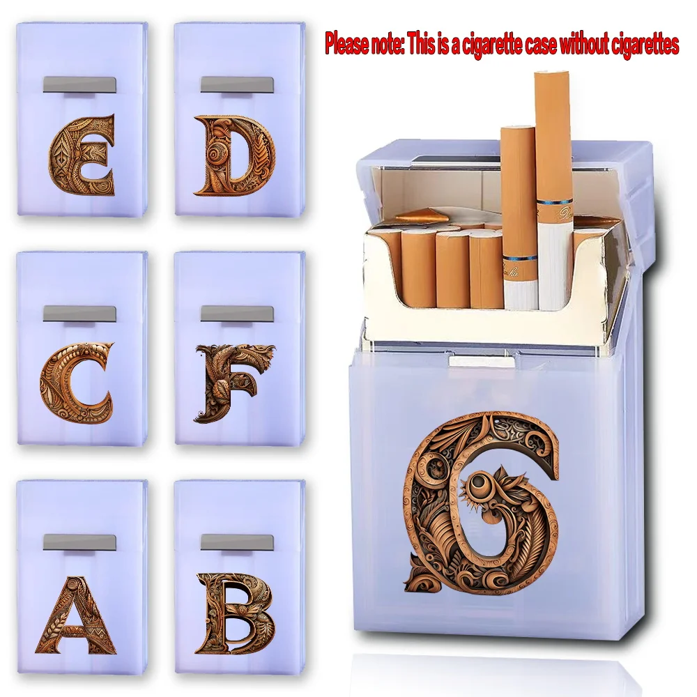 Plastic Cigarette Storage Case Waterproof Cigarette Storage Box Smoke Accessories Protective Cover Wood Art Letter Pattern
Plastic Cigarette Storage Case Waterproof Cigarette Storage Box Smoke Accessories Protective Cover Wood Art Letter Pattern