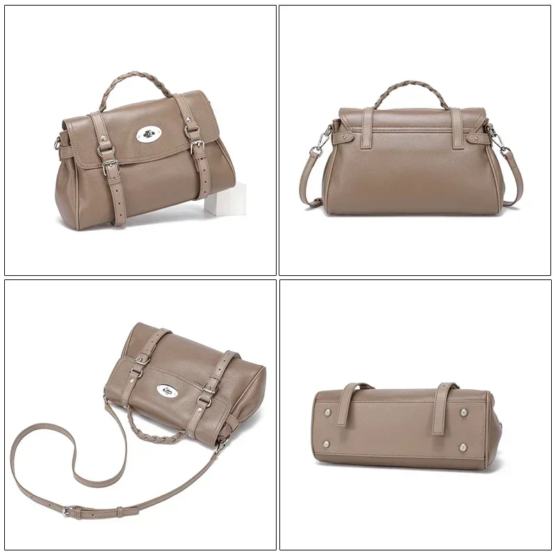Women's Cow Leather Shoulder Bags Ladies Soft Cowhide Fashion Luxury Design Bag Female Retro Cute Tote Handbags High Quality New
Women's Cow Leather Shoulder Bags Ladies Soft Cowhide Fashion Luxury Design Bag Female Retro Cute Tote Handbags High Quality New