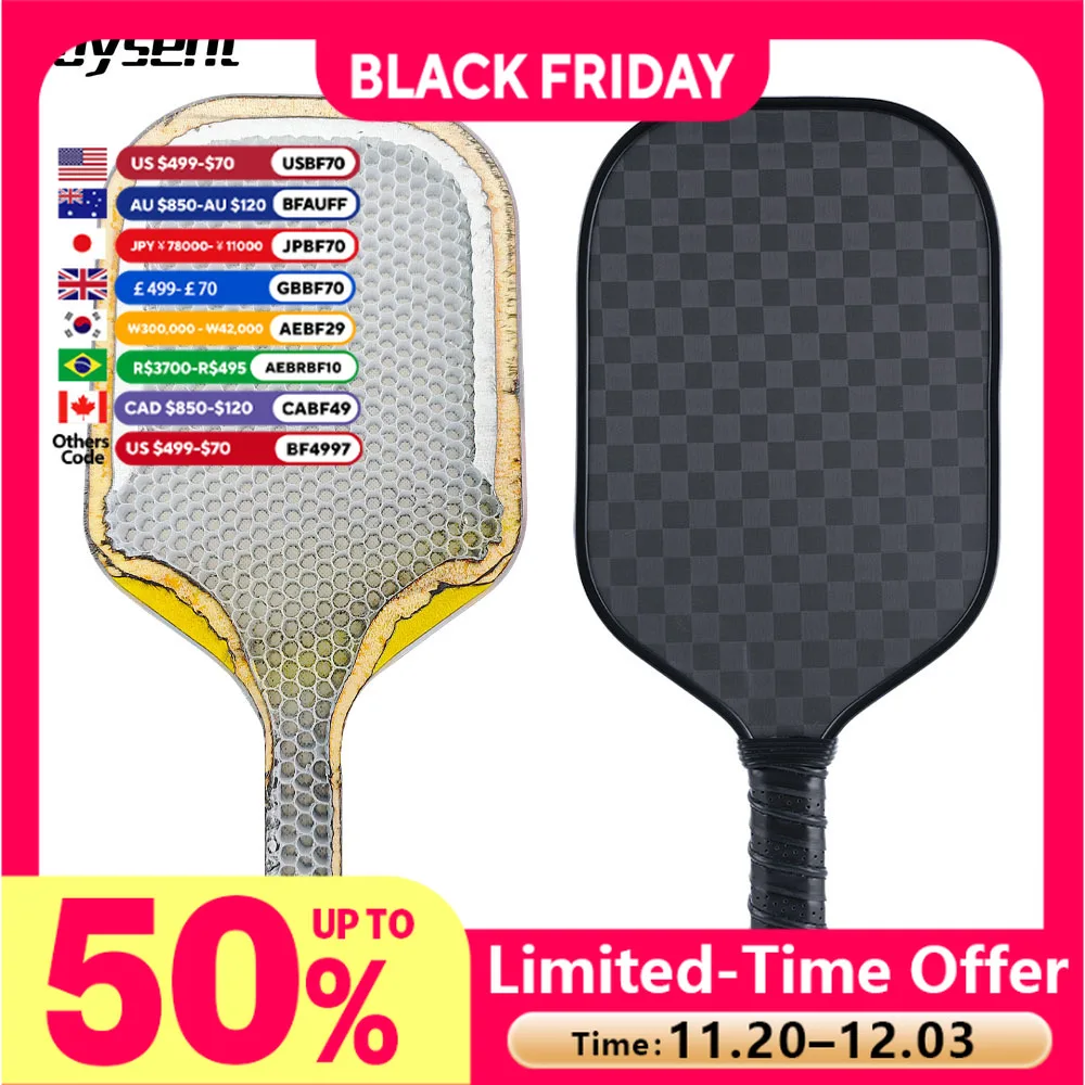 Joysent Gen 4th EVA Foam Fill 16mm GEN 4 Core Thermoformed T700 Carbon Fiber 12K 18K Pickleball Paddles Spin & Control
Joysent Gen 4th EVA Foam Fill 16mm GEN 4 Core Thermoformed T700 Carbon Fiber 12K 18K Pickleball Paddles Spin & Control