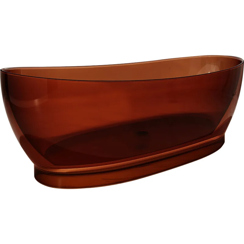 Transparent resin bathtub Color crystal glass Household thick-edged oval ingot-shaped double bathtub
Transparent resin bathtub Color crystal glass Household thick-edged oval ingot-shaped double bathtub
