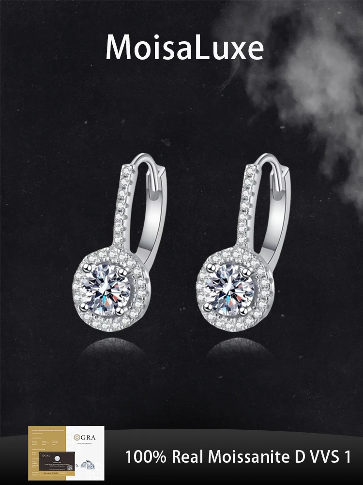 Официальный магазин MoisaLuxe GRA Moissanite Plata, серьги из стерлингового серебра 925 пробы, круглые обручи для сумки, пирсинг, модные ювелирные изделия, подарок
Официальный магазин MoisaLuxe GRA Moissanite Plata, серьги из стерлингового серебра 925 пробы, круглые обручи для сумки, пирсинг, модные ювелирные изделия, подарок