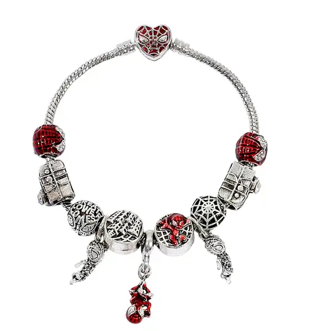 Marvel Spider-Man Pattern Bracelet Party Favors, Birthday and Christmas Gifts for Family and Friends