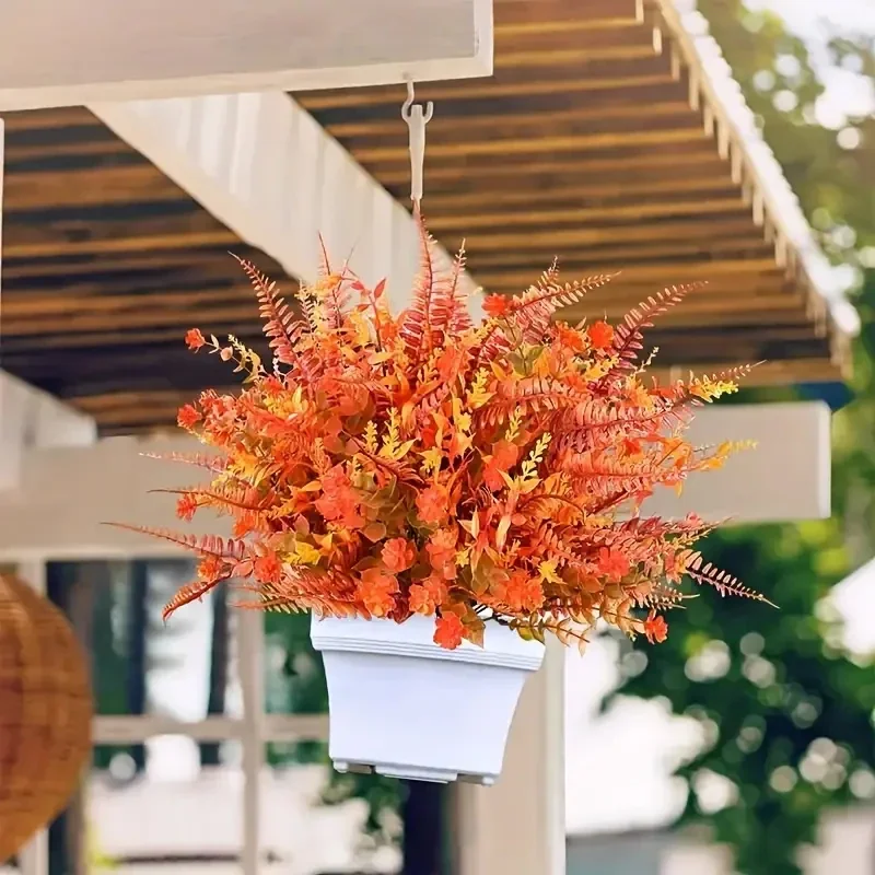 Artificial Flowers Outdoor UV Resistant Fake Plastic Plants fall colors Shrubs Arrangement for Home Porch Window Decoration
Artificial Flowers Outdoor UV Resistant Fake Plastic Plants fall colors Shrubs Arrangement for Home Porch Window Decoration