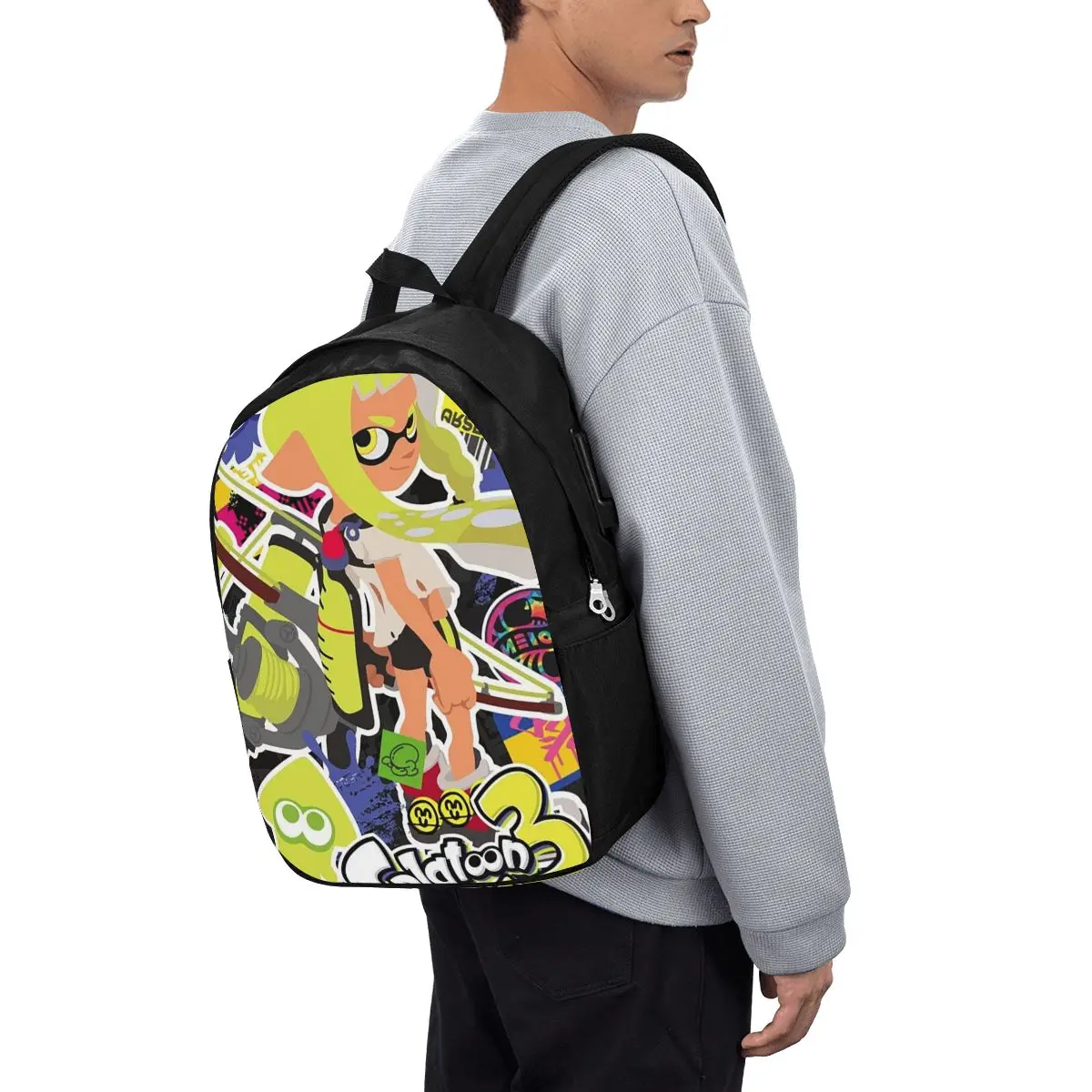 Cartoon Popular Splatoon 3 Game Backpack Travel Notebook Bag Computer College Student School Bag Laptop Shoulder Bags
Cartoon Popular Splatoon 3 Game Backpack Travel Notebook Bag Computer College Student School Bag Laptop Shoulder Bags