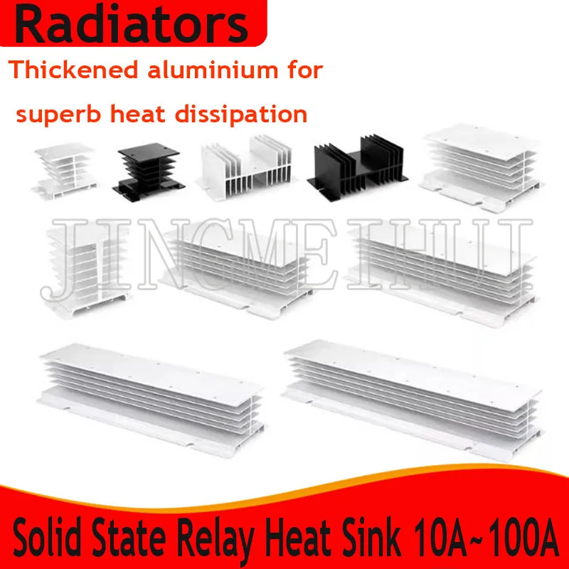 Single Phase Solid State Relay SSR for 10A-100A Relay Aluminium Heat Sink Heat Sink
Single Phase Solid State Relay SSR for 10A-100A Relay Aluminium Heat Sink Heat Sink